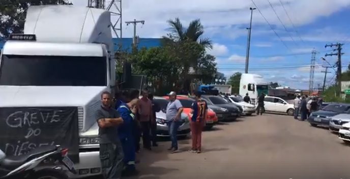 protesto em Manaus - alta dos combustíveis