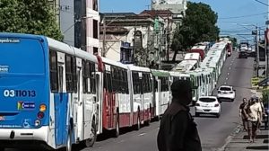 Rodoviários Greve ônibus em Manaus