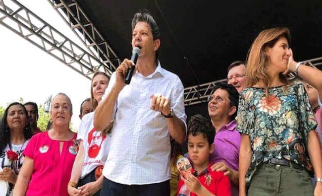 Petista Haddad não acredita no Bolsonaro pacificador