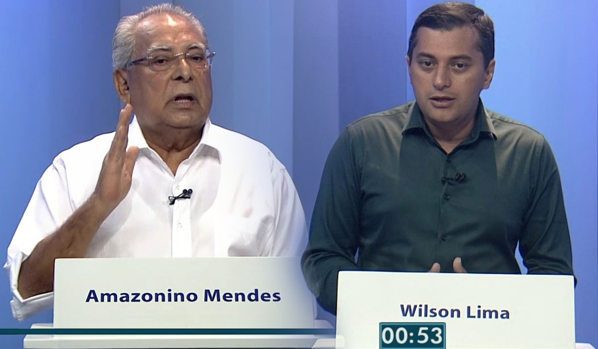 Amazonino x Wilson - debate TV Amazonas