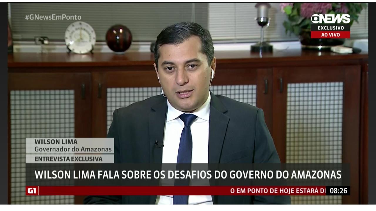 Wilson Lima na Globo News