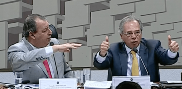 Omar Aziz e Paulo Guedes-min