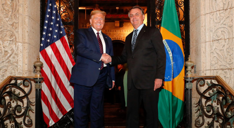 Falas Bolsonaro coronavírus Trump