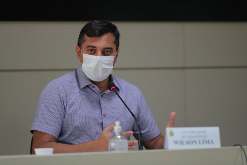 Wilson Lima - Governador faz exames clínicos e continua internado em observação