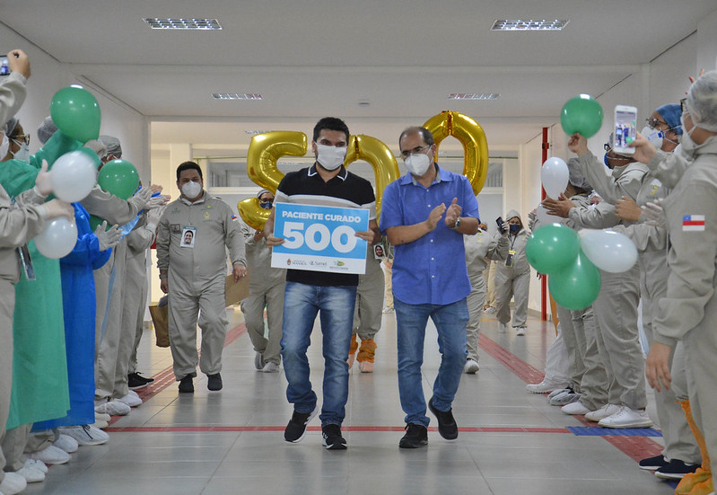 Hospital de Campanha registra 500 pacientes recuperados do coronavírus