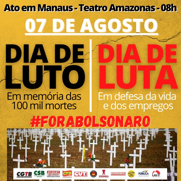 Oposição protesta contra Bolsonaro e homenageia mortos pela covid-19