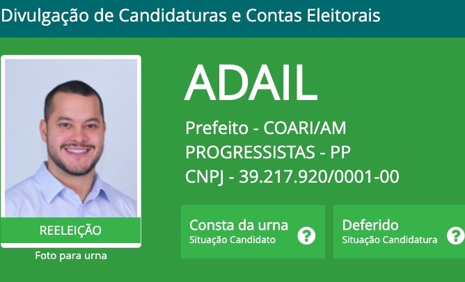 Justiça confirma candidatura de Adail Filho à reeleição em Coari