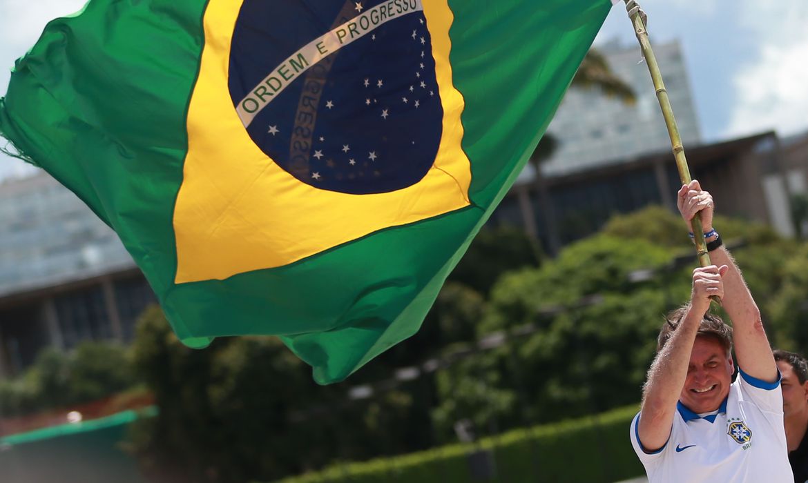 Ativista e Bolsonaro