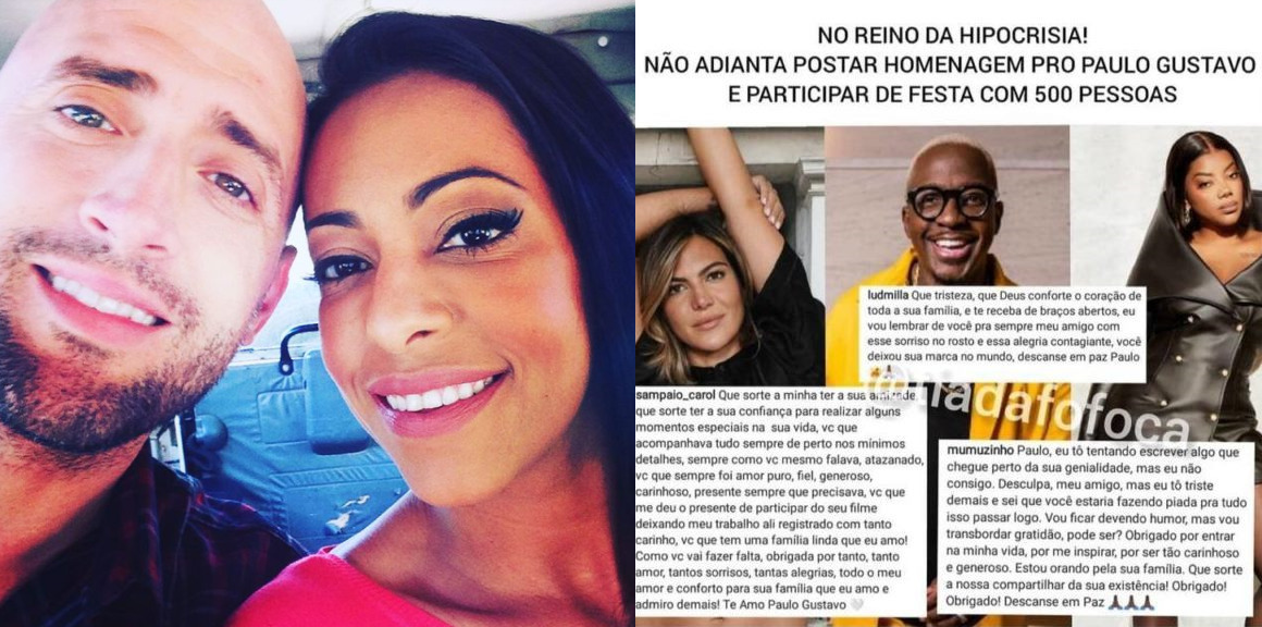 Viraliza bronca de atriz a famosos aglomerados em festa no Copacabana
