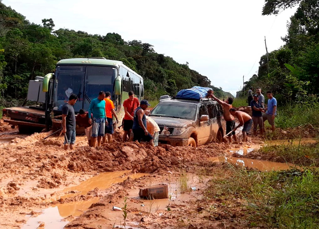 Trecho do meio da BR-319 entra em plano para asfaltamento até 2027