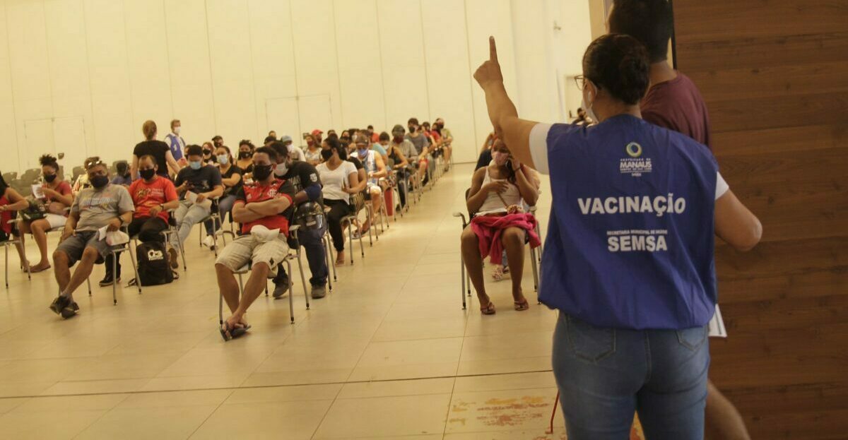 Em Manaus, 36 mil faltosos não tomaram a segunda dose da vacina