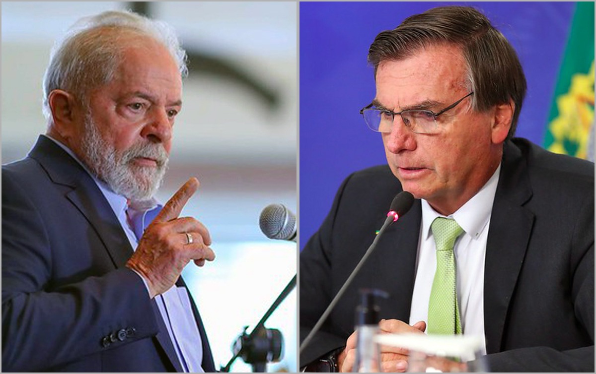 Pesquisa Ipec mostra Lula à frente de Bolsonaro para eleição de 2022