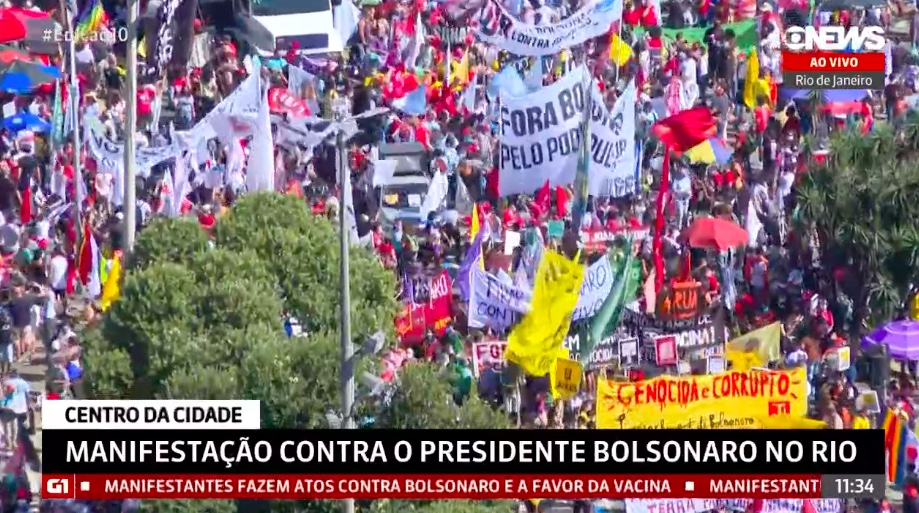‘Fora Bolsonaro!’