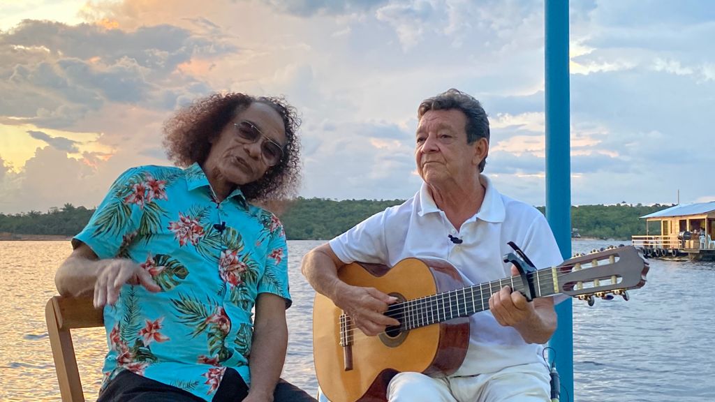 Chico da Silva e Fred Góes em reencontro histórico em Manaus