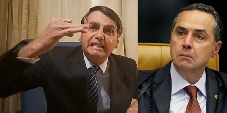 Bolsonaro agora chama Barroso de "mentiroso" e "tapado"