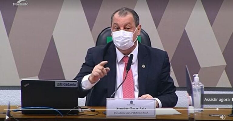 "Pede pro ministro fazer a BR-319", diz Omar Aziz para Fernando Bezerra