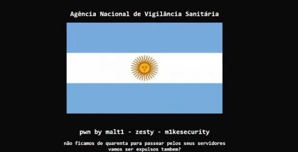hackers, site, anvisa, bandeira, argentina