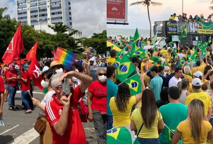 Manifestações pró e contra Bolsonaro marcam Dia da Independência