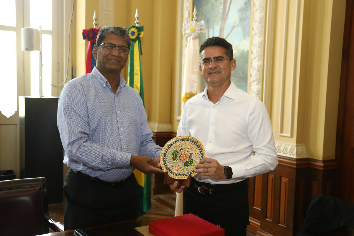 Prefeito de Manaus e embaixador da Índia discutem investimentos na ZFM