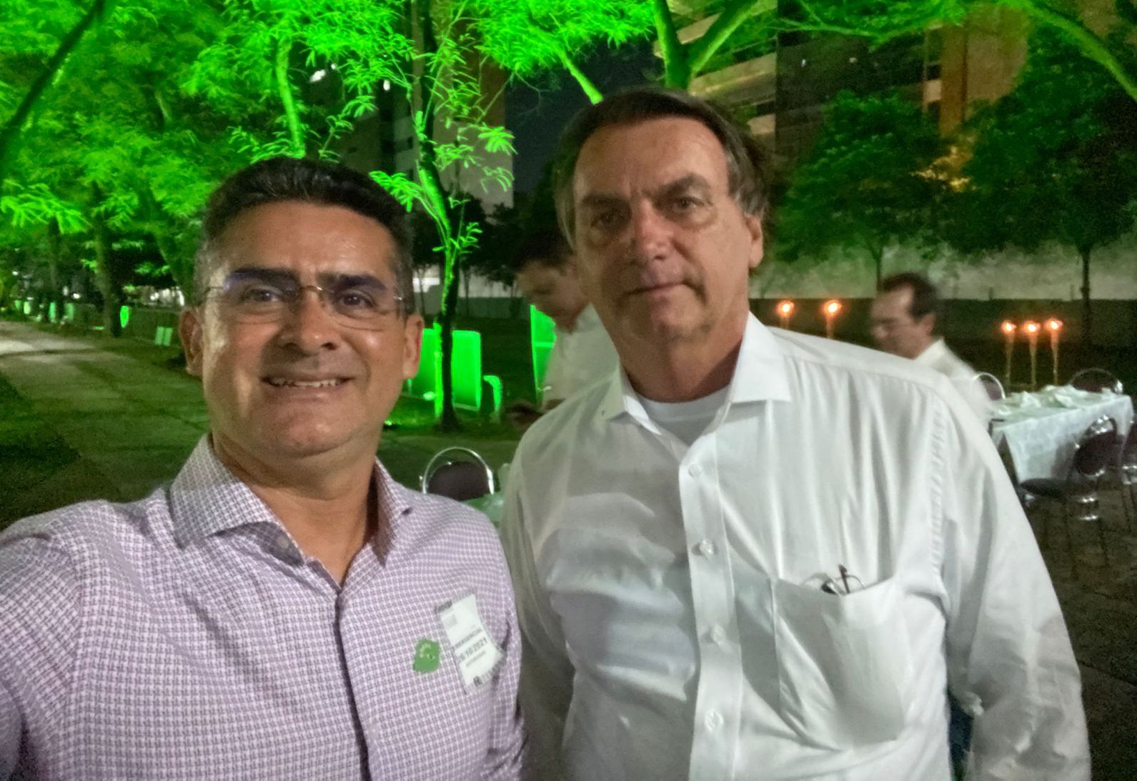 Prefeito David Almeida cumpre agenda em Brasília com Bolsonaro