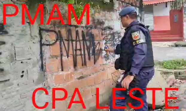 Policial militar picha muro, grava vídeo e divulga o crime nas redes sociais