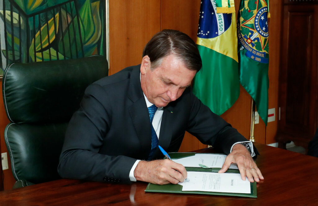 Presidente Bolsonaro, presidente do Brasil
