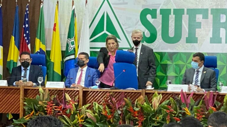 Governo Bolsonaro Daniella Consentino na reunião do Conselho de Administração da Suframa CAS