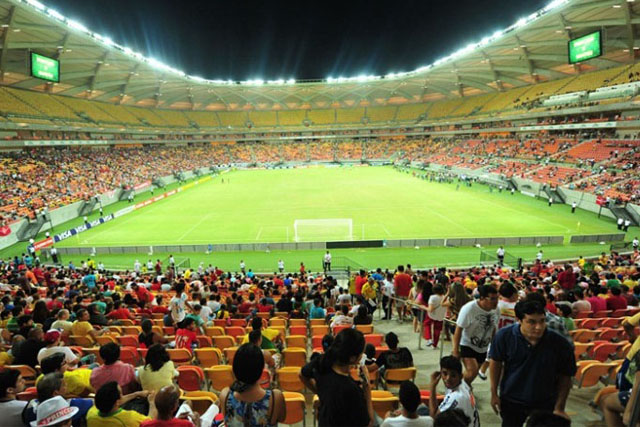 Brasil x Argentina na Arena da Amazônia vai ter mensagem ambiental