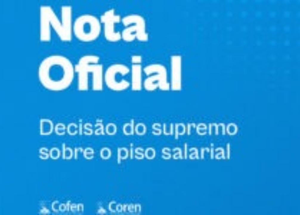Cofen reage após decisão de Barroso sobre piso salarial da enfermagem