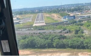 Obra próxima ao Aeroclube de Manaus risco a pouso e decolagem