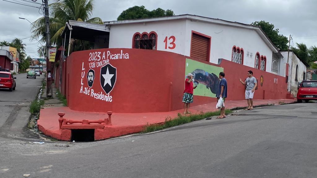 Muro do Lula manifestação
