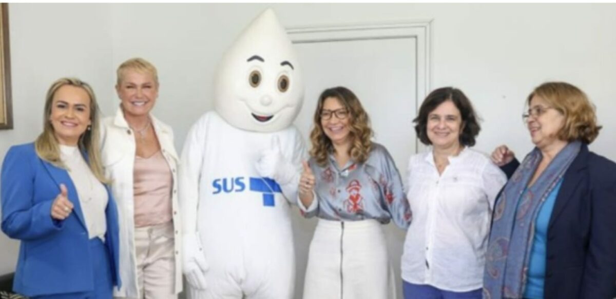 Xuxa é embaixadora da nova campanha de vacinação do Brasil