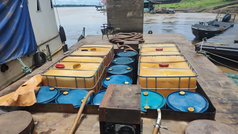 Preso 'pirata' do rio Madeira que roubou 78 mil litros de combustível