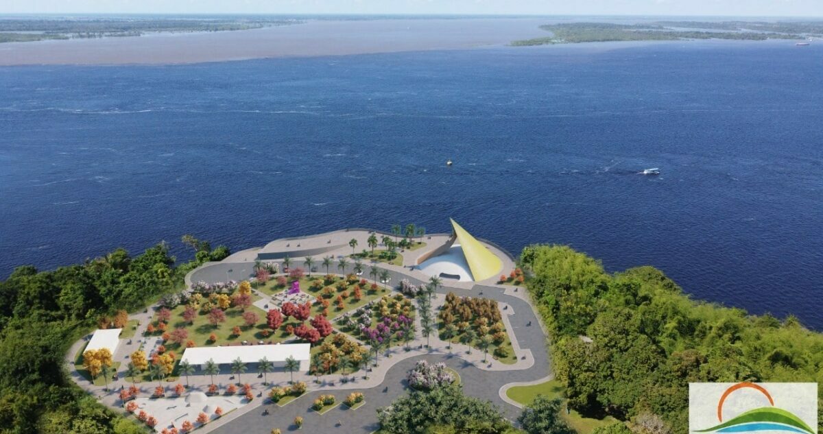 Prefeitura de Manaus inicia obra do parque Encontro das Águas