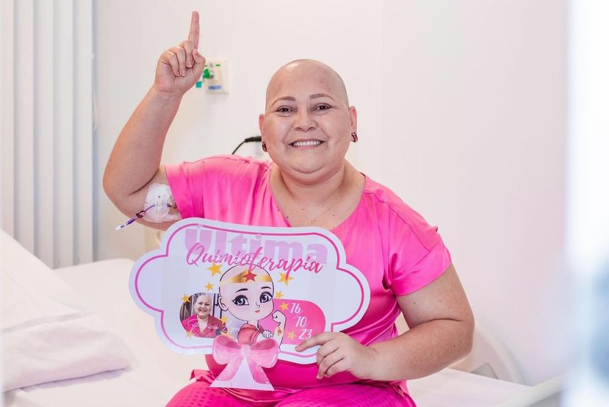 Patrícia Lopes festeja sucesso na luta contra câncer