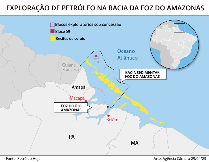Brasileiros temem exploração de petróleo na foz do AM, diz estudo