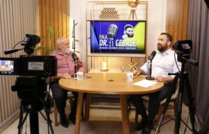 George Lins convida Belão para episódio de estreia de seu podcast