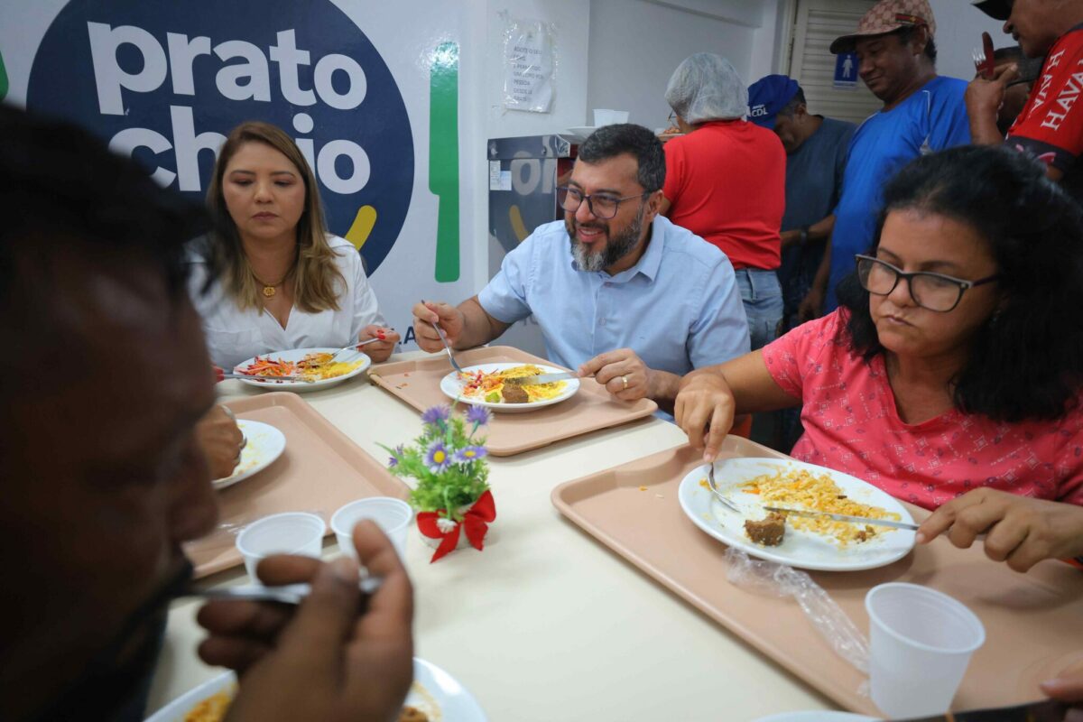 Prato Cheio passa de 12 milhões de refeições servidas no AM, diz Lima
