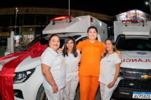 Presidente Figueiredo: prefeita entrega três ambulâncias
